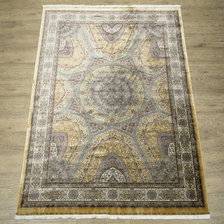 Ковры 2015F YELLOW / CREAM Qum