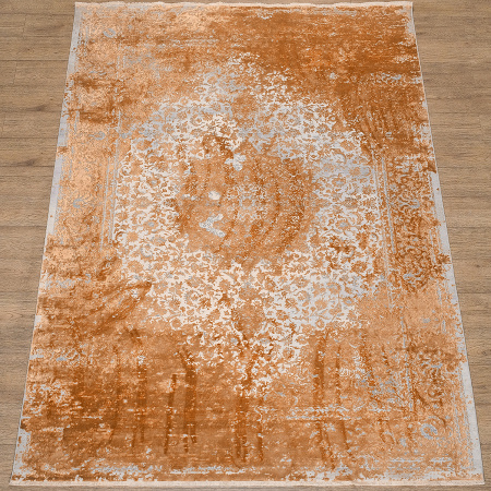 Ковры 3023A L_GRAY / COPPER_2 Art Deco